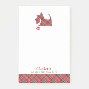 Scottish Terrier Dog Cute Personalized Post-it® Notes