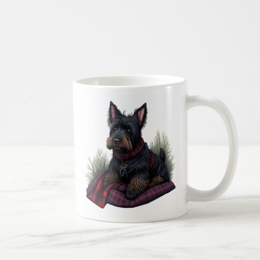 Scottish Terrier Dog Koffiemok (Rechts)