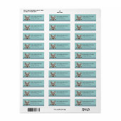 Scottish Terrier Dog Return Address Labels (Full Sheet)