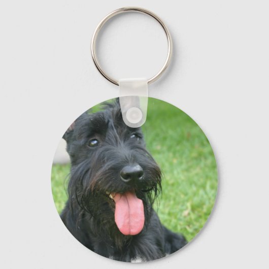 Scottish Terrier Dog Sleutelhanger (Voorkant)