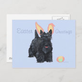 Scottish Terrier Easter Feestdagenkaart (Voorkant / Achterkant)
