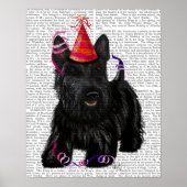 Scottish Terrier en Party Pet Poster (Voorkant)