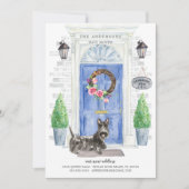 Scottish Terrier Faire-part avant de la porte (Devant)