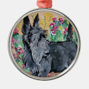 Scottish Terrier Garden Metalen Ornament