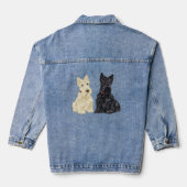 Scottish Terrier Gathering Denim Jacket (Achterkant)