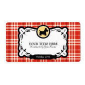 Scottish Terrier Gift Labels (Voorkant)