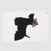 Scottish Terrier Golfhanddoek (Horizontaal)