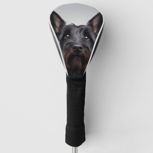 Scottish Terrier Golfheadcover (Voorkant)