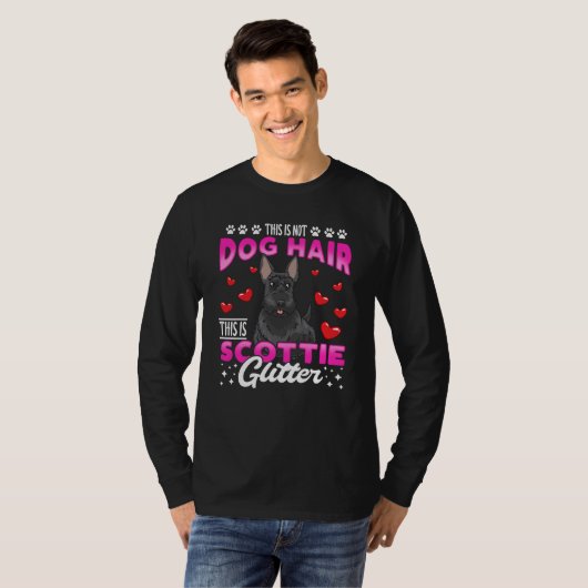 Scottish Terrier grappig Gezegde T-shirt (Voorkant volledig)