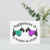 Scottish Terrier Happiness Briefkaart (Staand voorkant)