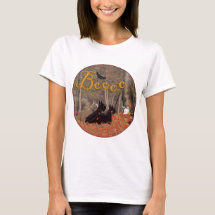 Scottish Terrier Herfst - Seizoensgebonden ontwerp T-shirt