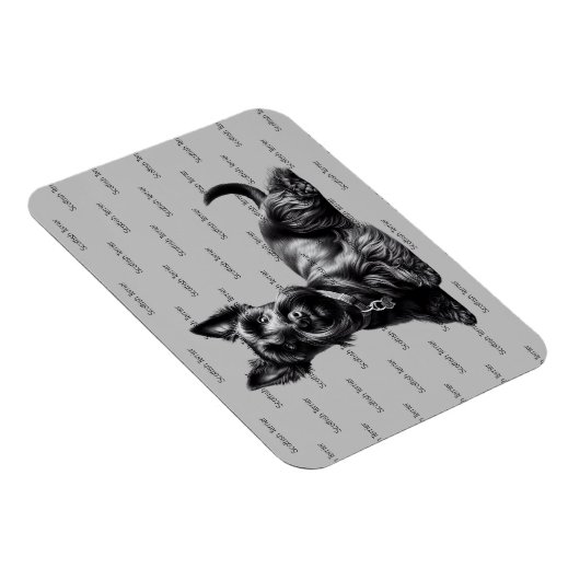 Scottish Terrier in Magneet (Rechterzijde)