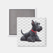 Scottish Terrier in Magneet (Voorkant / Achterkant)