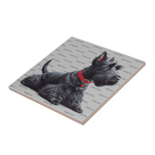 Scottish Terrier in Tegeltje