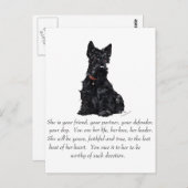 Scottish Terrier Keepomwille - VROUW Briefkaart (Voorkant / Achterkant)