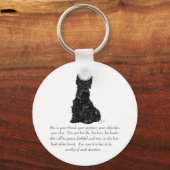 Scottish Terrier Keepomwille - VROUW Sleutelhanger (Voorkant)