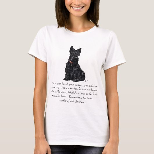 Scottish Terrier Keepomwille - VROUW T-shirt (Voorkant)
