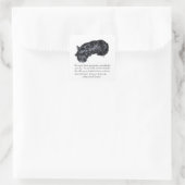 Scottish Terrier Keepomwille - VROUW Vierkante Sticker (Tas)