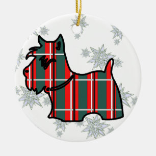 SCOTTISH TERRIER KERAMISCH ORNAMENT