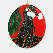 Scottish Terrier Keramisch Ornament (Links)