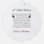 Scottish Terrier kerstcadeaus Ornament Kaart (Achterkant)