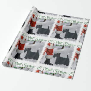 Scottish Terrier Kerstmis Cadeaupapier