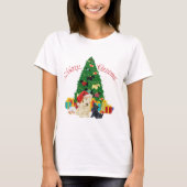 Scottish Terrier Kerstmis T-shirt (Voorkant)