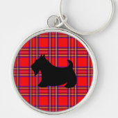 Scottish Terrier Keyring Sleutelhanger (Voorkant)
