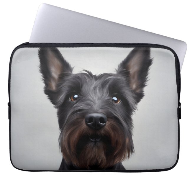 Scottish Terrier Laptop Sleeve (Voorkant)