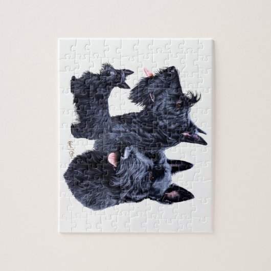 Scottish Terrier Legpuzzel (Verticaal)
