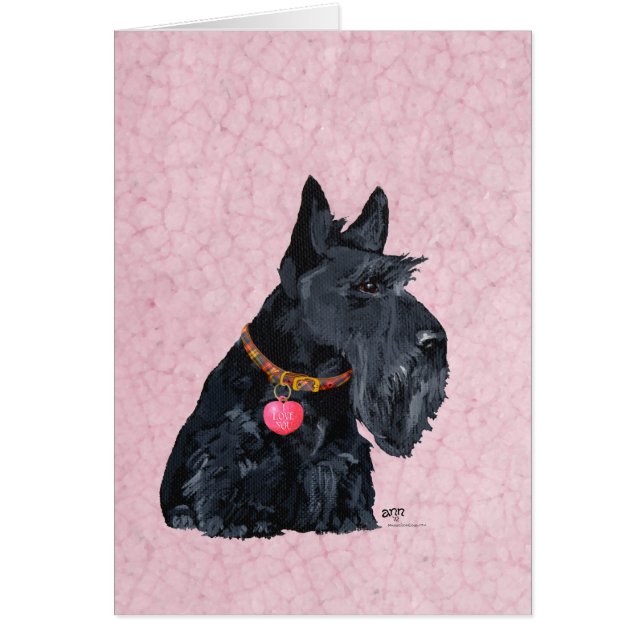 Scottish Terrier Love (Devant)