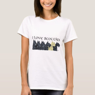 Scottish Terrier Love T-shirt