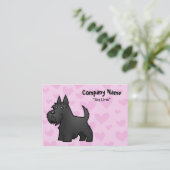 Scottish Terrier Love Visitekaartje (Staand voorkant)
