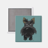 Scottish Terrier Magnet Magneet (Voorkant / Achterkant)