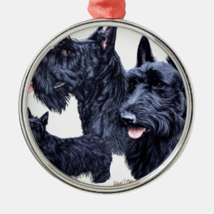 Scottish Terrier Metalen Ornament