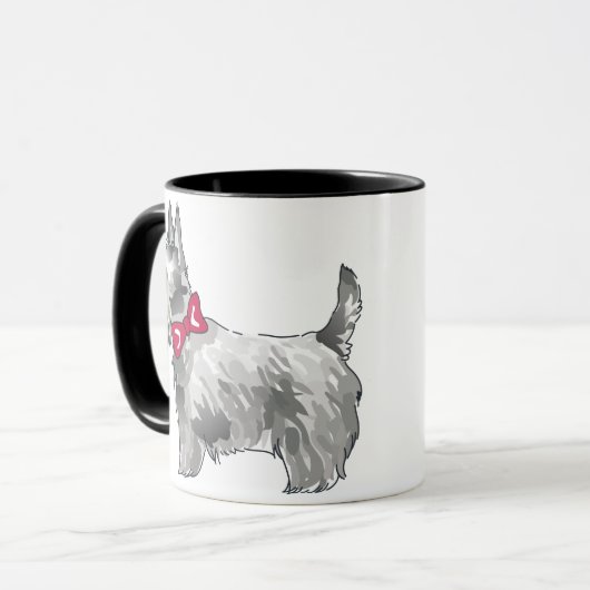 Scottish Terrier Mok (Voorkant links)