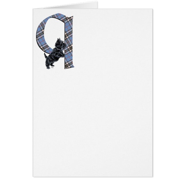 Scottish Terrier Monogram Q (Voorkant)