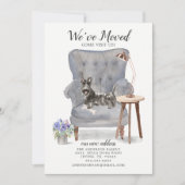 Scottish Terrier Nous avons déménagé Faire-part (Devant)