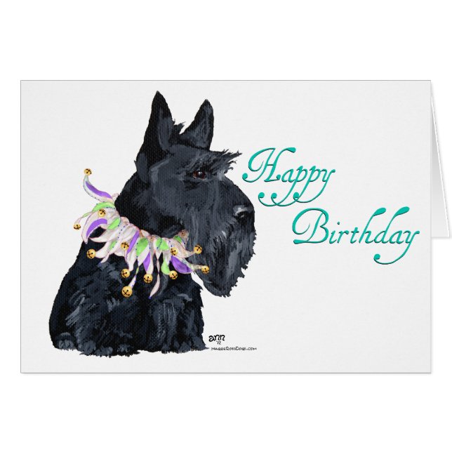Scottish Terrier Party Animal (Voorkant Horizontaal)