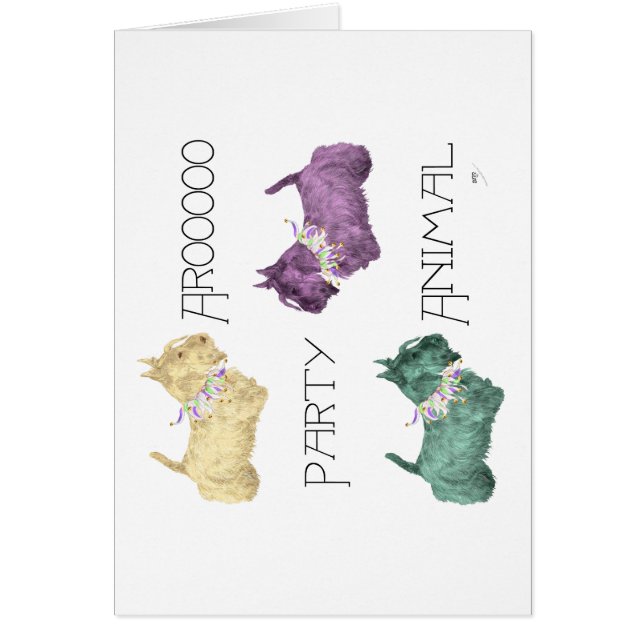 Scottish Terrier Party Animaux (Devant)