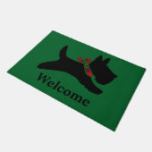 Scottish Terrier Personalize Deurmat (Schuin)