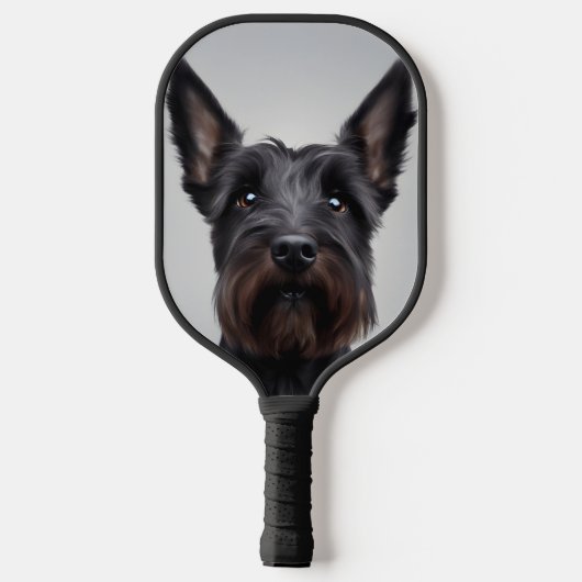 Scottish Terrier Pickleball Paddle (Achterkant)