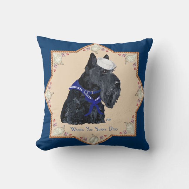 Scottish Terrier Pillow Kussen (Voorkant)