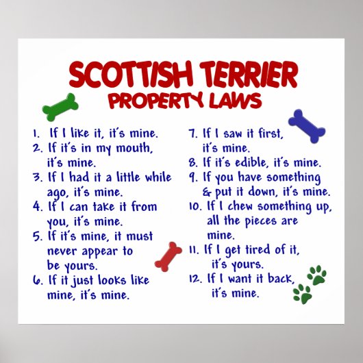 SCOTTISH TERRIER PL2 POSTER (Voorkant)