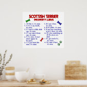 SCOTTISH TERRIER PL2 POSTER (Keuken)