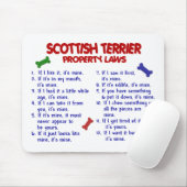 SCOTTISH TERRIER Property Laws 2 Muismat (Met muis)