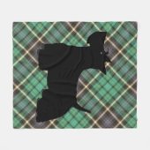 Scottish Terrier Pset Fleece Blanket Deken (Voorkant (Horizontaal))