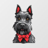 Scottish Terrier Raamsticker (Vel)