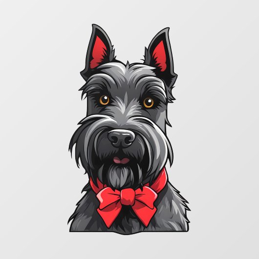 Scottish Terrier Raamsticker (Vel)