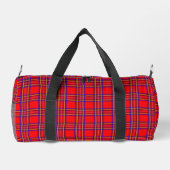 Scottish Terrier Red Plaid Duffel sac cadeau (Verso)